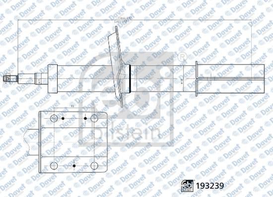 FEBI 193239 On Amortisor [Yagli] [Ince Mil] Boxer Ducato Jumper 94>